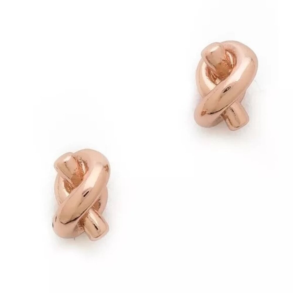 Kate Spade 'Sailors Knot' Rose Gold Stud Earrings